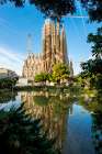 Antoni Gaudis Sagrada Familia basilica Barcelona, Spain. Art Print